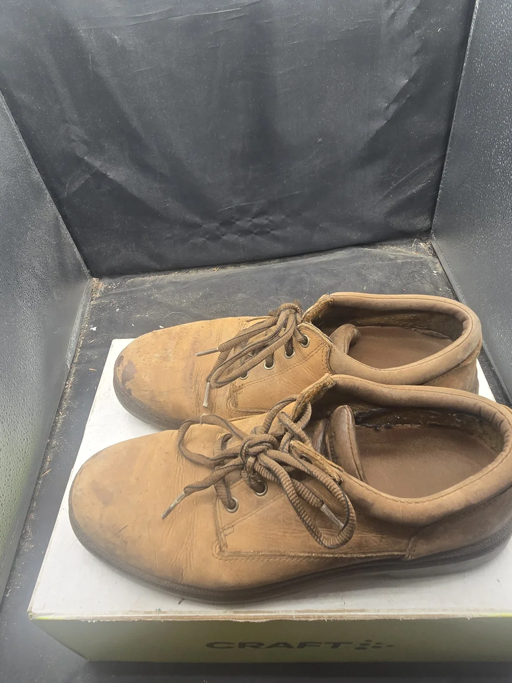 Timberland Brown Leather Lace-Up Oxfords